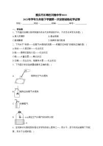 重庆市长寿区川维中学2022-2023年学年九年级下学期第一次定时训练化学试卷(含答案)