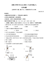 重庆市西南大学附属中学2023-2024学年九年级下学期3月下学期月考化学试卷（原卷版+解析版）