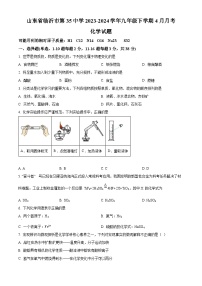 山东省临沂市第三十五中学2023-2024学年九年级下学期4月月考化学试题（原卷版+解析版）