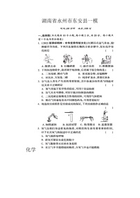 2024年湖南省永州市东安县中考一模化学试题