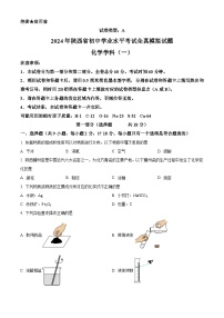 2024年陕西省咸阳市永寿县蒿店中学中考模拟预测化学试题（原卷版+解析版）