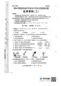 2024年陕西省商洛市初中学业水平考试全真模拟化学试题(二)