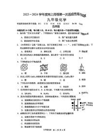 2024年江苏省丹阳市开发区九年级下学期一模考试化学试题