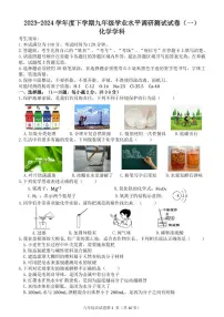 2024年黑龙江省哈尔滨市道外区中考一模化学试题