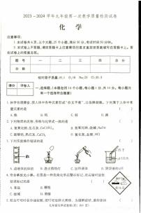 2024年洛阳市新安县九年级中招一模化学试题卷及参考答案