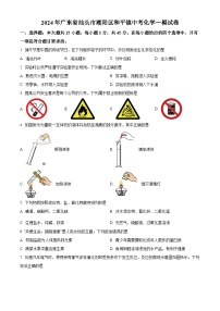 2024年广东省汕头市潮阳区和平镇中考化学一模试卷（原卷版+解析版）