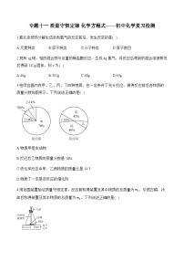 专题十一 质量守恒定律 化学方程式——初中化学复习检测