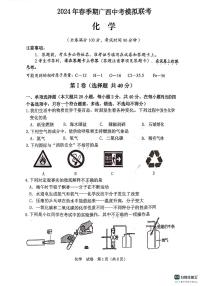 2024年广西玉林市北流市中考一模化学试题