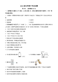 四川省眉山市仁寿县实验中学2023-2024学年九年级下学期4月期中化学试题（原卷版+解析版）