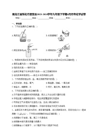 黑龙江省绥化市望奎县2023-2024学年九年级下学期4月月考化学试卷(含答案)