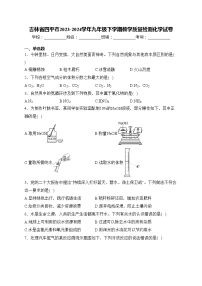 吉林省四平市2023-2024学年九年级下学期教学质量检测化学试卷(含答案)