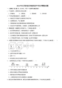 2024年江苏省宿迁市泗洪县中考模拟化学试题（解析版）