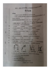 2024年河南省漯河市临颍县中考第一次模拟考试化学试题（图片版无答案）
