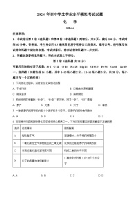 2024年山东省临沂市兰山区中考一模化学试题 （原卷版+解析版）