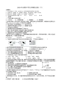 2024年安徽中考模拟化学试卷（六）