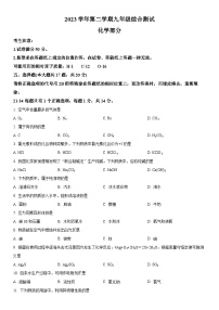 2024年上海市奉贤区中考二模化学试卷含详解