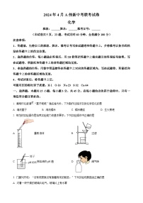 2024年湖南省A佳新中考联考一模化学试题（原卷版+解析版）