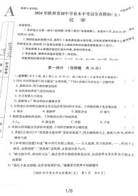 2024年陕西省西安市初中学业水平考试化学全真模拟（五）