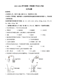 2024年河南省漯河市临颍县中考第一次模拟考试化学试题（原卷版+解析版）