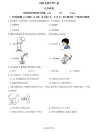 【全套精品专题】初中复习专题精讲湖南省长沙市四大名校附属中学  2023长郡中考二模化学试卷（带答案）