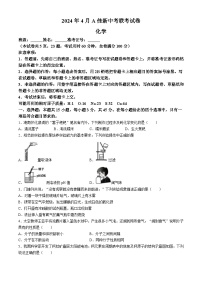 2024年湖南省A佳新中考联考一模化学试题