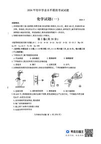 2024年山东省临沂市费县中考一模化学试题