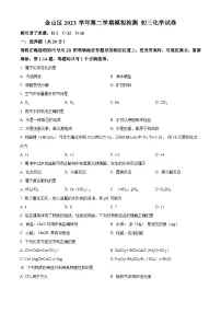2024年上海市金山区中考二模考试化学试题