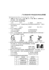 2024年湖北省广水市中考适应性考试（二模）化学试题