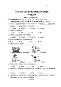 2024年广东省中山市三鑫学校中考二模化学试卷