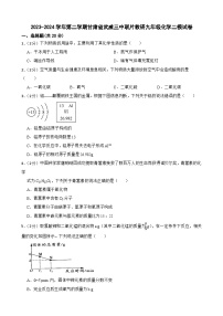 2024年甘肃省武威市凉州区武威三中教研联片九年级二模化学试题