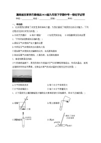 湖南省张家界市桑植县2024届九年级下学期中考一模化学试卷(含答案)