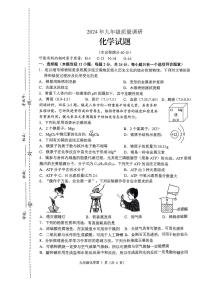 2024年江苏省连云港市海州区中考一模化学试卷