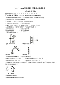 安徽省六安市舒城县2023_2024学年九年级上学期期末化学试题(无答案)