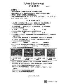 江苏省常州市北郊中学2023-2024学年九年级下学期4月教学情况调研化学试卷（一模）