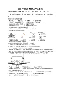 2024年重庆市中考模拟化学试卷（二）
