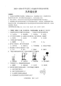 江苏省南京市南京市联合体2023-2024学年九年级下学期期中化学试题