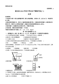 2024年陕西省商洛市镇安县中考一模考试化学试题(无答案)