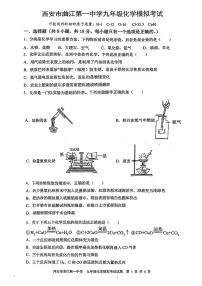 2024年陕西省西安市曲江第一中学中考模拟考试化学试题