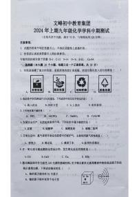 重庆市开州区文峰教育集团2023-2024学年九年级下学期4月期中化学试题