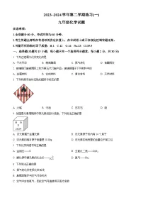 2024年江苏省南京市建邺区中考一模化学试题（原卷版+解析版）