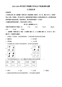 2024年山东省临沂市罗庄区九年级一模化学试题（原卷版+解析版）