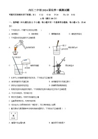 2024年四川省内江市第二中学中考一模化学试题（原卷版+解析版）