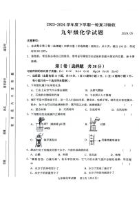 2024年山东省临沂市临沭县九年级一模化学试题