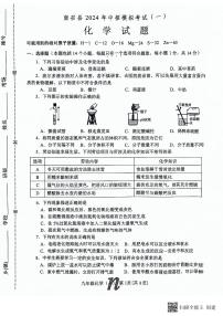 2024年河南省南阳市南召县中考一模化学试题