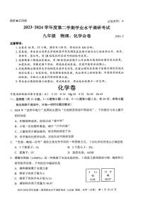 2024年广东省深圳市罗湖区九年级中考二模化学试卷