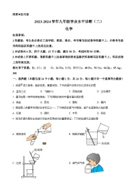 河南省郑州市天一大联考2023-2024学年九年级下学期4月期中化学试题（原卷版+解析版）