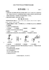 2024年山东省临沂市费县中考一模化学试题