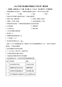 2024年四川省成都市武侯区中考二模化学试卷（原卷版+解析版）