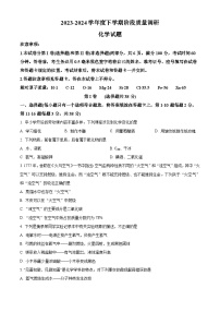 山东省临沂市兰陵县2023-2024学年九年级下学期期中考试化学试题（原卷版+解析版）