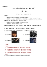 2024年中考押题预测卷01（南京卷）-化学（全解全析）